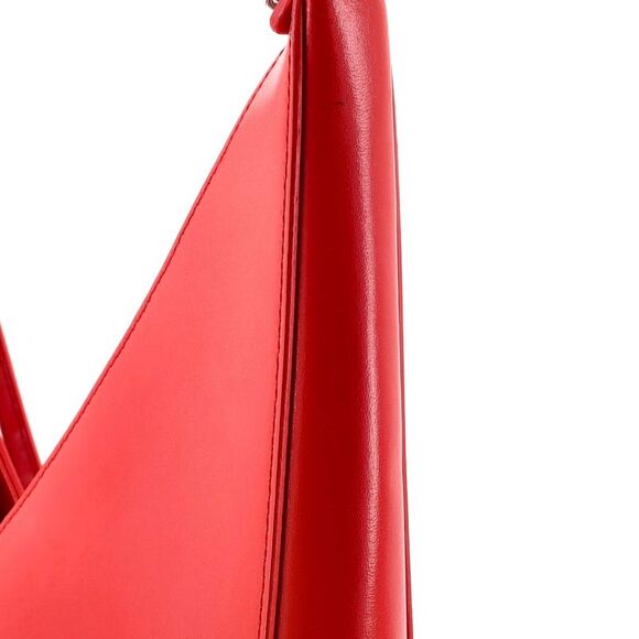 Givenchy Cut Out Shoulder Bag Leather Small Red - Picture 9 of 12
